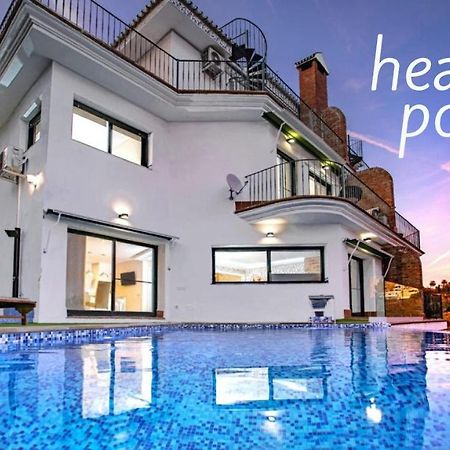 Luxury Villa With Sea Views - Heated Pool-Jacuzzi Benalmadena Exterior photo